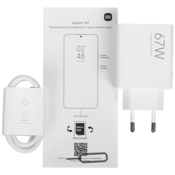 6.67" Смартфон Xiaomi 14T 512 ГБ черный