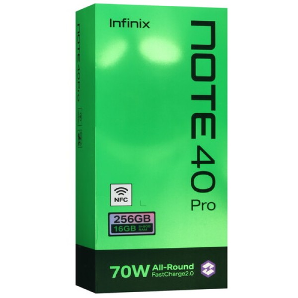 6.78" Смартфон Infinix NOTE 40 Pro 256 ГБ золотистый