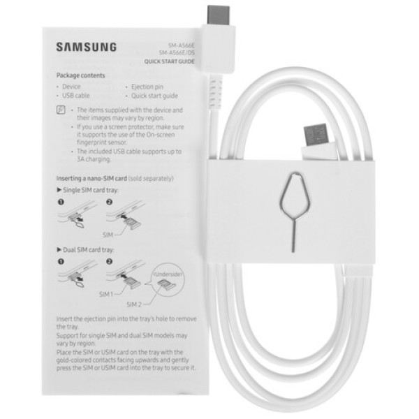 6.7" Смартфон Samsung Galaxy A56 256 ГБ серый