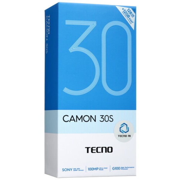 6.78" Смартфон Tecno CAMON 30S 128 ГБ черный