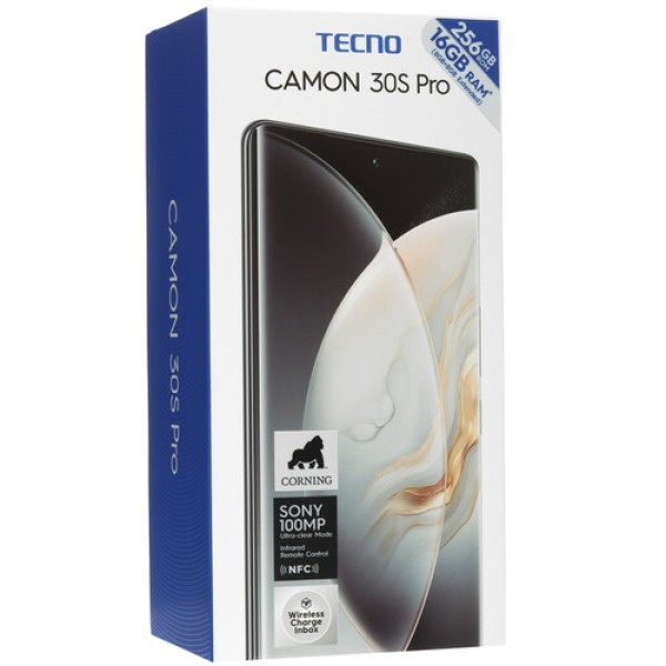 6.78" Смартфон Tecno CAMON 30S Pro 256 ГБ серый