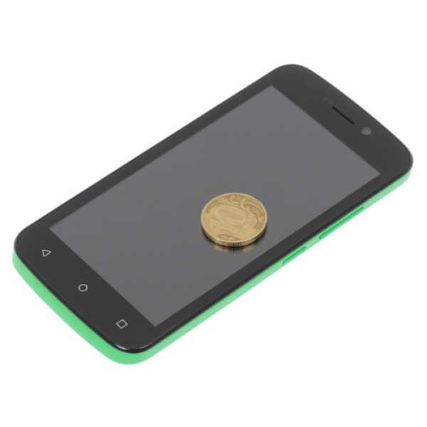 Смартфон DEXP Ixion E245 4.5" 8Gb Green 4x1.3GHz/512Mb/854x480/IPS/2SIM/Cam2/1600mAh/Android 6.0