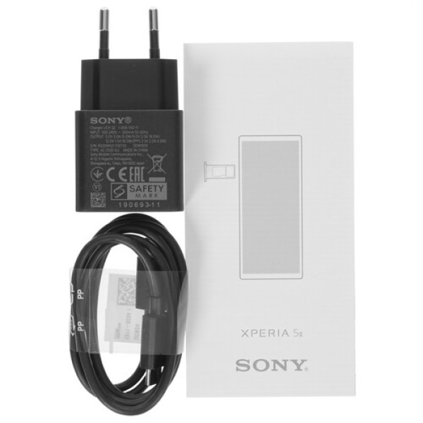 Смартфон Sony Xperia 5 II 6.1" 128Gb Blue Snapdragon 865 5G/8Gb/2520x1080/2SIM/LTE, 5G/NFC/Cam12+12+12/4000mAh/And 10