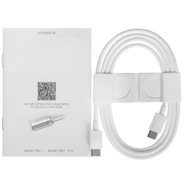 6.77" Смартфон Nothing Phone 3A 128 ГБ белый