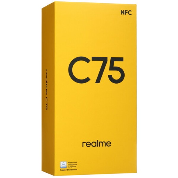6.72" Смартфон realme C75 128 ГБ черный