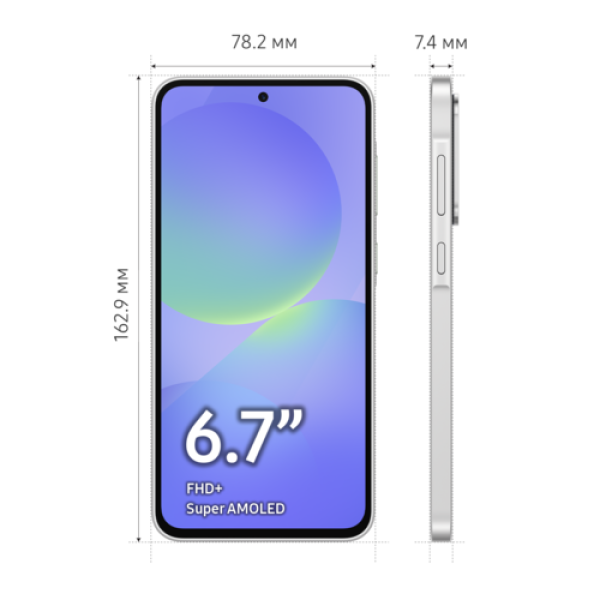 6.7" Смартфон Samsung Galaxy A36 256 ГБ белый