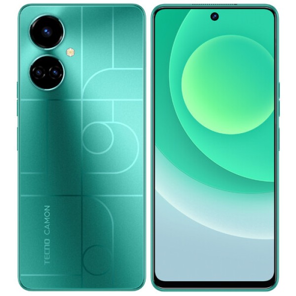 Смартфон Tecno Camon 19 6/128Gb [6,8"/LTE/NFC/Cam64+2+2Mpx/5000mAh/Memphis Green]