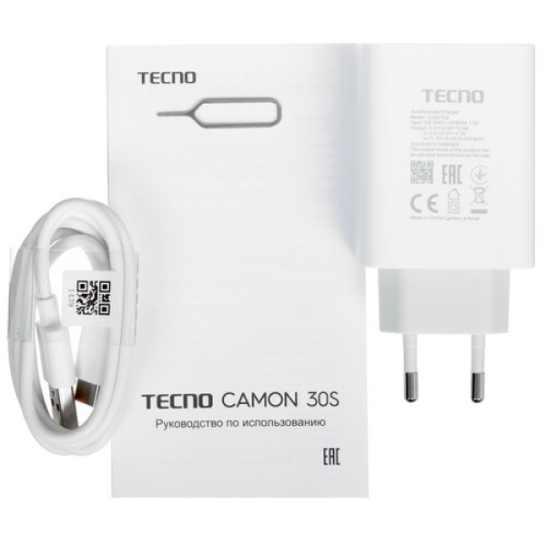 6.78" Смартфон Tecno CAMON 30S 128 ГБ черный