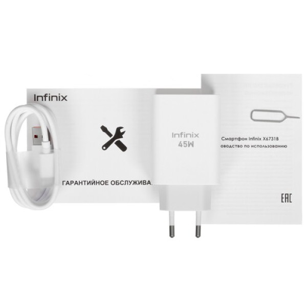 6.78" Смартфон Infinix ZERO 30 4G 256 ГБ белый
