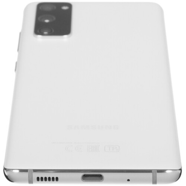 Смартфон Samsung S20 FE 6.5" 128Gb White Exynos 990/6Gb/2400x1080/SuperAMOLED/LTE/NFC/IP68/Cam12+12+8/32Mp/4500mAh/Android