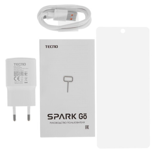 6.56" Смартфон Tecno SPARK GO 2024 64 ГБ черный