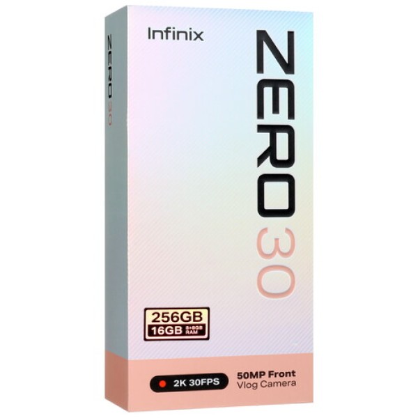 6.78" Смартфон Infinix ZERO 30 4G 256 ГБ белый