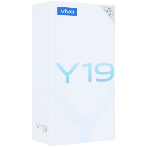 Смартфон Vivo Y19 6.53" 128Gb Black MT 6768/8(2x2.0Ghz+6x1.7Ghz)/4096Mb/2244x1080/2SIM/LTE/Cam16+8+2/5000mAh/Android 9