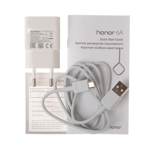Смартфон Honor 6A 5" 16Gb Silver 8x1.4Ghz/2048Mb/1280x720/IPS/2SIM/LTE/GPS/Cam13AF/3000mAh/Android 7