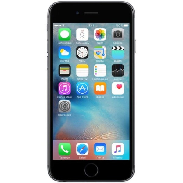 Смартфон Apple iPhone 6S 4.7" 16Gb Gray 2x1.8Ghz/2048Mb/1334x750/IPS/3G/LTE/GPS/Cam12AF/iOS