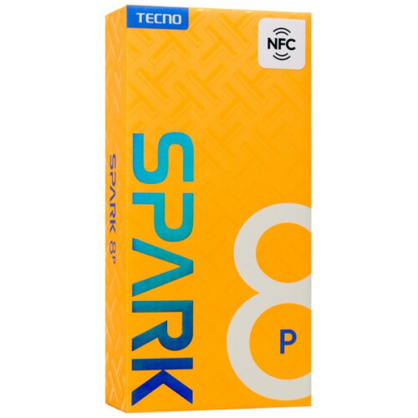 6.6" Смартфон Tecno SPARK 8P 128 ГБ золотистый