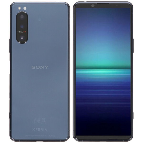 Смартфон Sony Xperia 5 II 6.1" 128Gb Blue Snapdragon 865 5G/8Gb/2520x1080/2SIM/LTE, 5G/NFC/Cam12+12+12/4000mAh/And 10