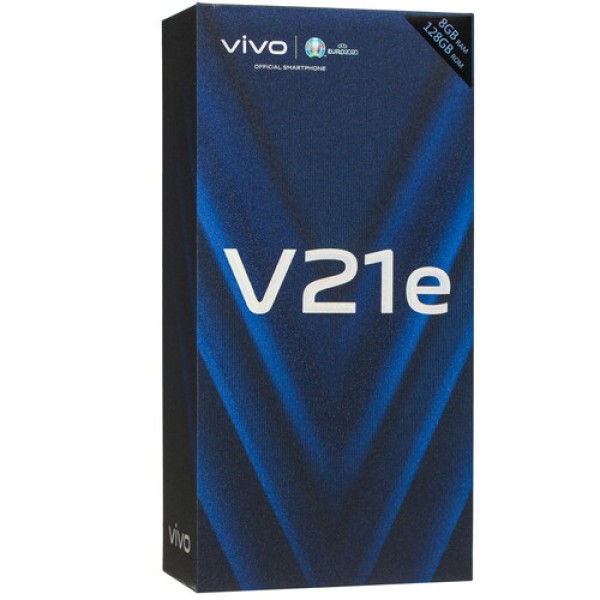 6.44" Смартфон Vivo V21e 128 ГБ синий