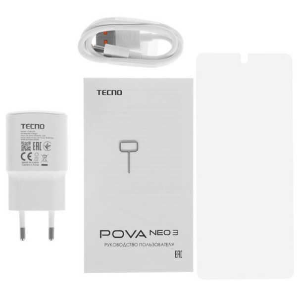 6.82" Смартфон Tecno POVA Neo 3 128 ГБ черный