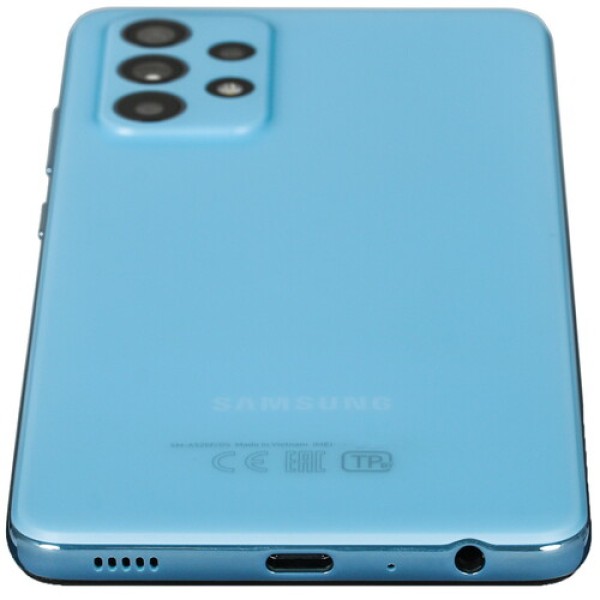 Смартфон Samsung Galaxy A52 4/128Gb [6,5"/LTE/NFC/Cam64+12+5+5/4500mAh/Blue]