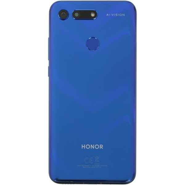 Смартфон Honor View 20 6.4" 128Gb Blue 8(4x1,8Ghz+2x2.6Ghz+2x1,9Ghz)/6144Mb/2310x1080/IPS/2SIM/LTE/NFC/Cam48+24/4000mAh/Android 9.0