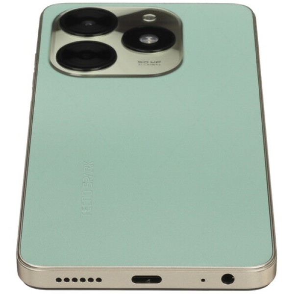6.56" Смартфон Tecno SPARK 20C 128 ГБ зеленый