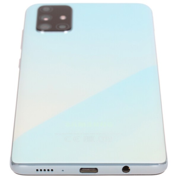 Смартфон Samsung SM-A715F Galaxy A71 6.7" 128Gb Blue Snapdragon 730G/6Gb/2400х1080/sAMOLED Plus/LTE/Cam64+12+12+5/32/4500mAh/Android 10