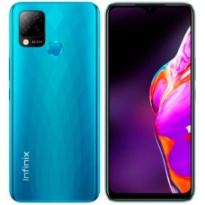 6.82" Смартфон Infinix HOT 10S 128 ГБ синий [8x2 ГГц, 4 Гб, 2 SIM, TFT, 1640х720, камера 48+2 Мп, 4G, GPS, FM, 5000 мА*ч]