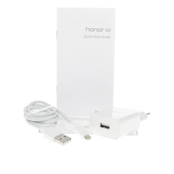 Смартфон Honor 6X Premium 5.5" 64Gb Grey 8x2.1Ghz/4096Mb/1920x1080/IPS/2SIM/LTE/Cam12+2/3340mAh/Android 6.0