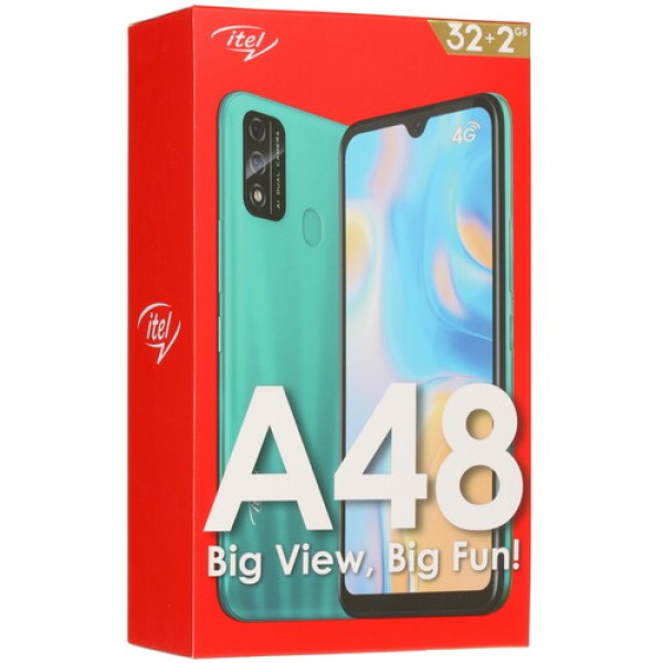 6.1" Смартфон Itel A48 32 ГБ черный