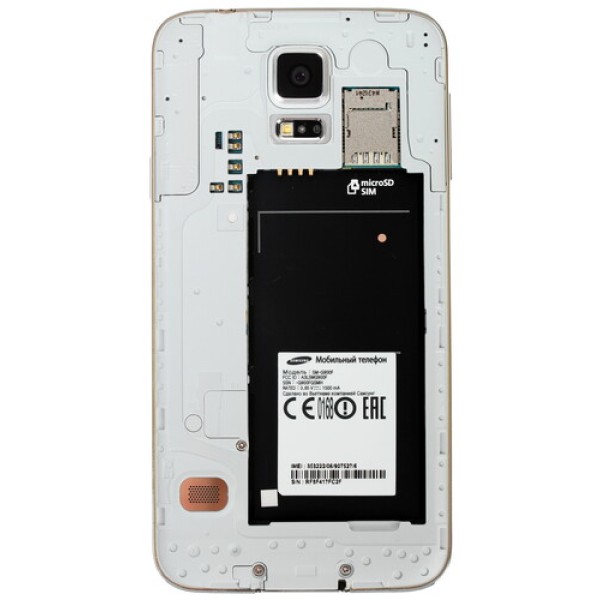 Смартфон Samsung SM-G900 Galaxy S5 5.1" 16Gb Blue 4x2.5Ghz/2048Mb/1920x1080/SuperAmoled/3G/LTE/GPS/Cam16/Android 4.4