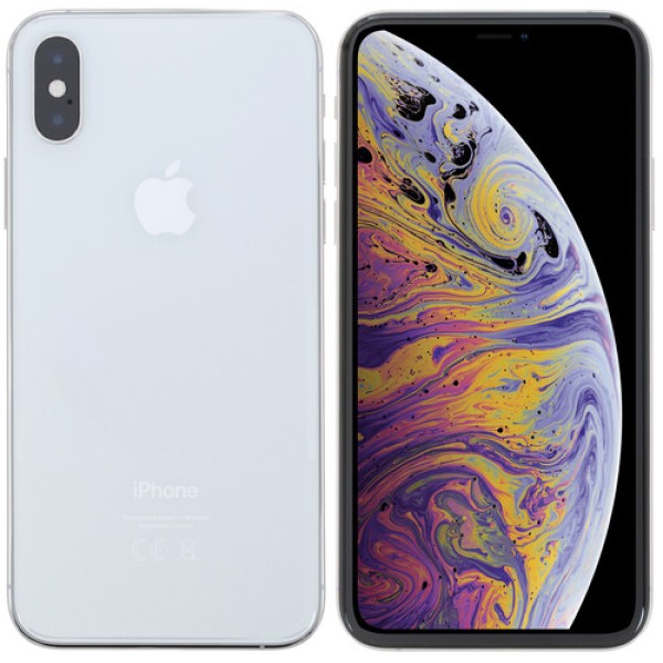 Смартфон Apple iPhone Xs 5,8" 512Gb Silver 6x2.5Ghz/4096Mb/2436х1125/OLED/LTE/NFC/IP68/Cam12+12/iOS