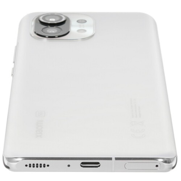 Смартфон Xiaomi Mi 11 8/256Gb [6,81"/5G/NFC/Cam108Mpx/4600mAh/White]