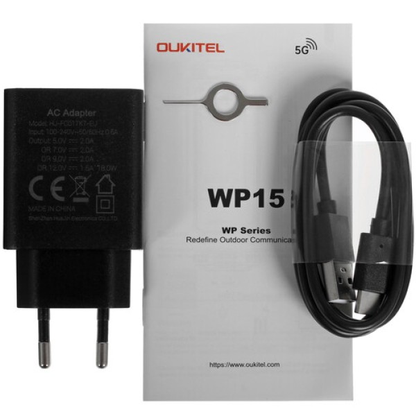 6.5" Смартфон Oukitel WP15 128 ГБ черный