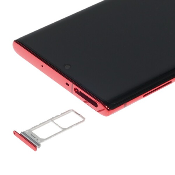 Смартфон Samsung Galaxy Note 10 6.3" 256Gb Red Exynos 9825(2x2.7Ghz+2x2.3Ghz+4x1.95Ghz)/8192Mb/3040x1440/dAMOLED/2SIM/LTE/Cam16+12+12/3500mAh/An9