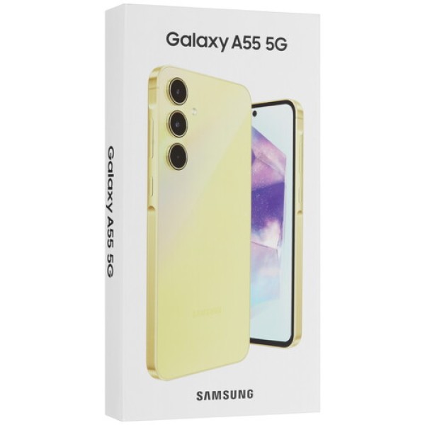 6.6" Смартфон Samsung Galaxy A55 256 ГБ желтый