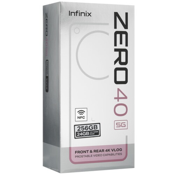 6.78" Смартфон Infinix ZERO 40 5G 256 ГБ фиолетовый