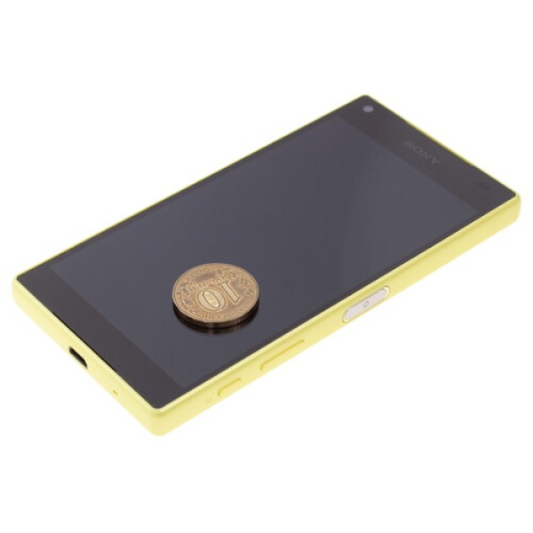 Смартфон Sony XPERIA Z5 Compact 4.6" 32GbYellow 8(4x2/4x1.5Ghz)/2048Mb/1280x720/IPS/3G/LTE/GPS/NFC/Cam23/2700mAh/And5.1