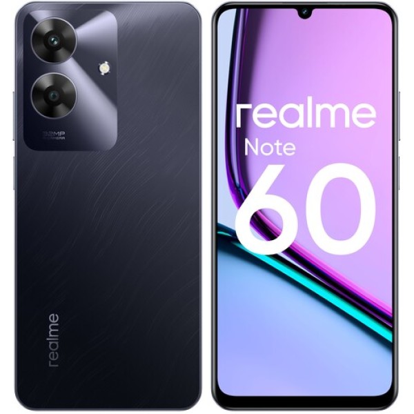 6.74" Смартфон realme Note 60 128 ГБ черный