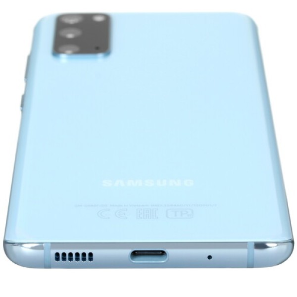 Смартфон Samsung S20 Blue 6.2" 128Gb 8Gb/3200x1440/dAMOLED/LTE/Cam64+12+12/10Mp/4000mAh/An10