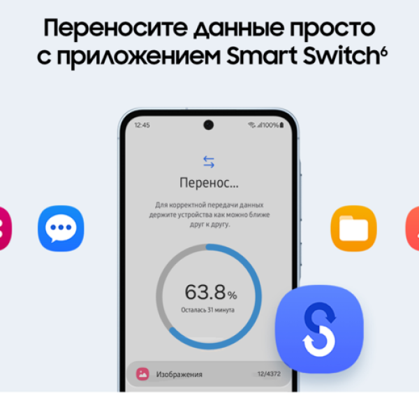 6.6" Смартфон Samsung Galaxy A55 128 ГБ голубой