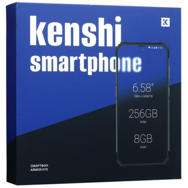 6.58" Смартфон KENSHI Armor H1s 256 ГБ черный
