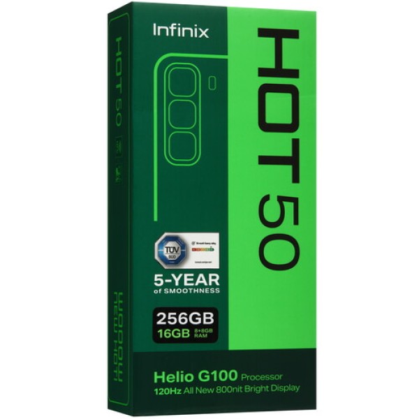 6.78" Смартфон Infinix HOT 50 256 ГБ серый