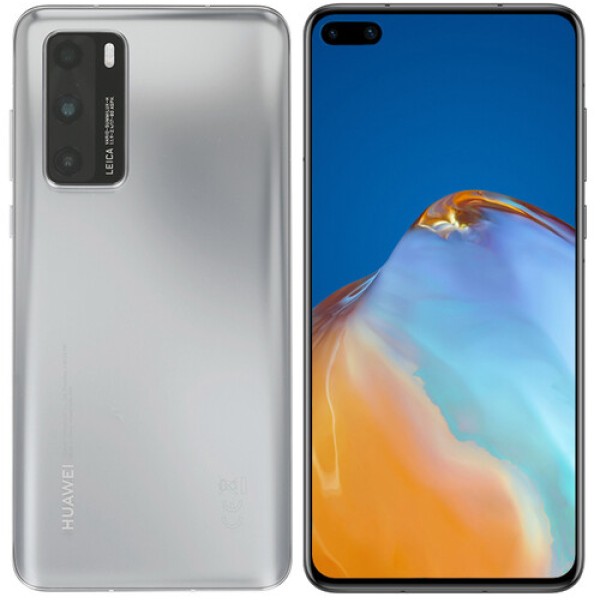 Смартфон Huawei P40 6.1" Silver 128Gb Kirin 990 5G/8Gb/2340x1080/OLED/Cam50+16+8/32Mp/3800mAh/Android 10