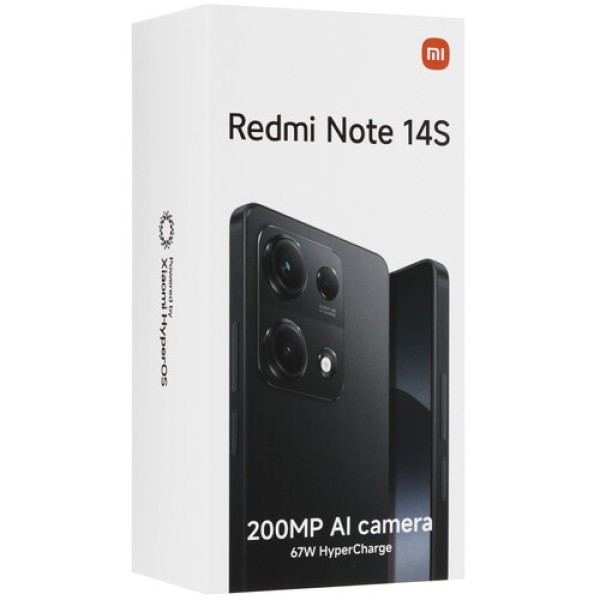 6.67" Смартфон Xiaomi Redmi Note 14S 128 ГБ черный
