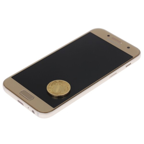 Смартфон Samsung SM-A320F Galaxy A3 4.7" Gold 16Gb 8x1,6Ghz/2048Mb/1280x720/sAMOLED/2SIM/LTE/Cam13/2350mAh/A7.0