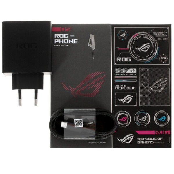Смартфон ASUS ROG Phone 5s 16/512 [6,78"/5G/NFC/Cam64+24Mpx/6000mAh/Black]