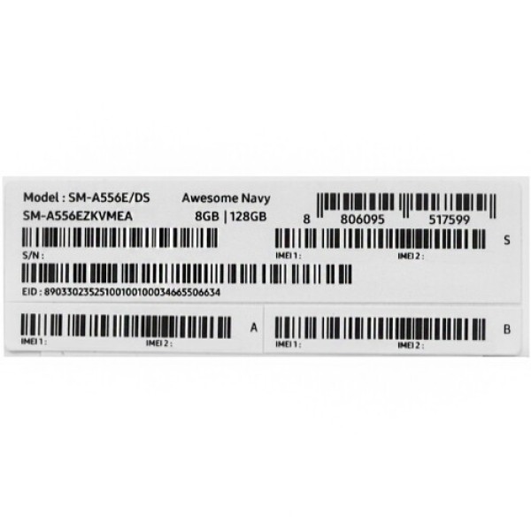 6.6" Смартфон Samsung Galaxy A55 128 ГБ синий