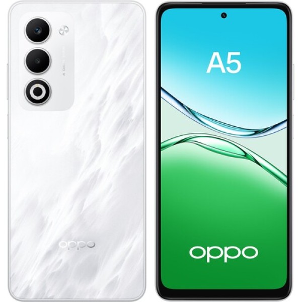 6.67" Смартфон OPPO A5 256 ГБ белый