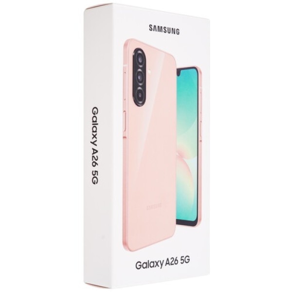 6.7" Смартфон Samsung Galaxy A26 128 ГБ розовый